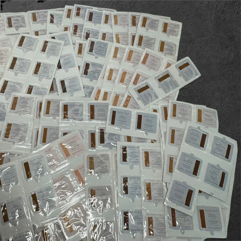 Mary Kay Foundation Sample Lot Mixed Shades Sachets Bulk Makeup